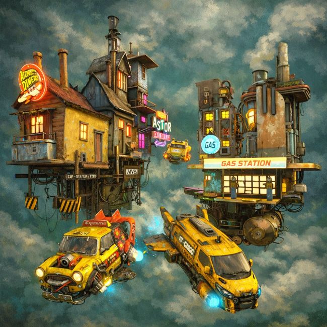 Click here to see preview images for "DieselPunk World - Set 1 for Daz Studio" DieselPunk World - Set 1 for Daz Studio