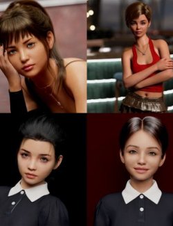 E3D Genesis 9 Teen Character Bundle Vol. 1