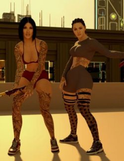 Genesis 9 Katana Poses – Combat and Movement Pack