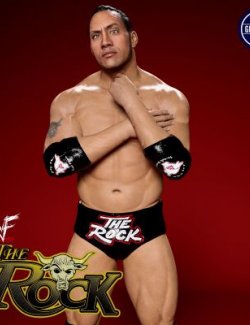 WWF The Rock 99 G8M Character Morph