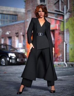 dForce Silhouette Suit for Genesis 9