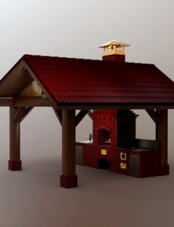 AQ3D Master BBQ Hut