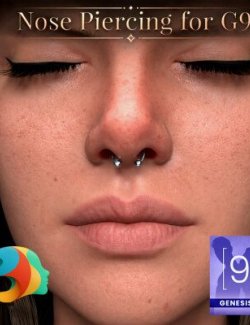 Nose Piercing for Genesis 9
