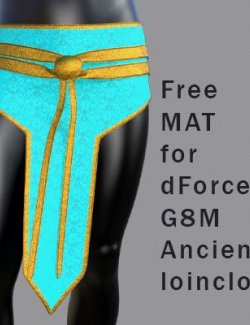 Free MAT for dForce G8M Ancient Loincloth