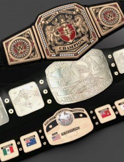 Lyko3D Pro Wrestling Championship Commission Bundle