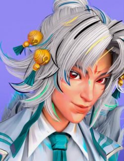 Marvel Rivals White Fox for Genesis 8 Female