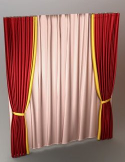AQ3D Curtains Model 8