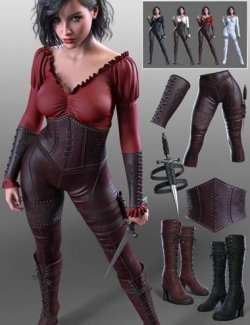 dForce DC Dark Huntress Set for Genesis 9