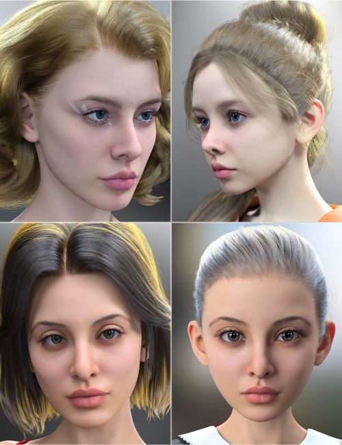 Click here to see preview images for "Vo Lila and Young, and Vo Rae and Young HD for Genesis 9 Character Bundle" Vo Lila and Young, and Vo Rae and Young HD for Genesis 9 Character Bundle