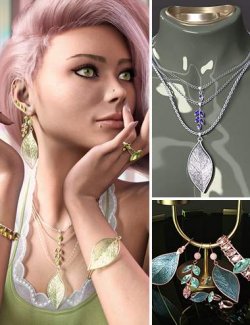 Seren Jewelry for Genesis 9