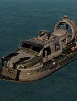LCAA Hovercraft Boat BF42 for DAZ3D