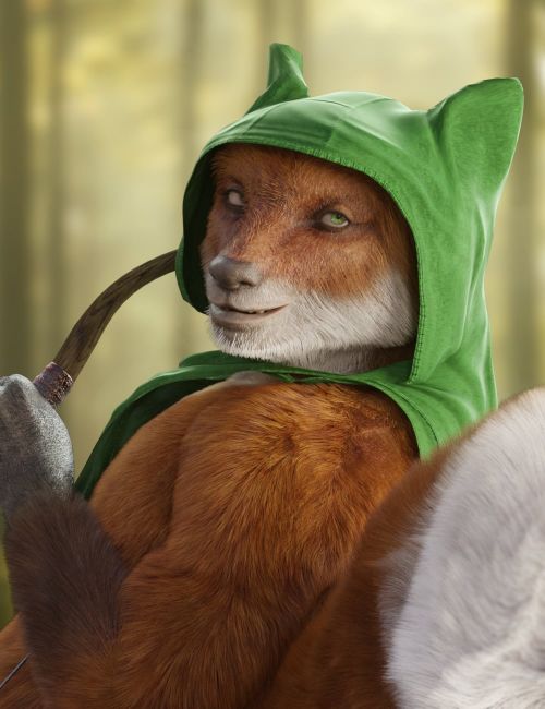 Click here to see preview images for "Desreaux Fox for Genesis 9" Desreaux Fox for Genesis 9