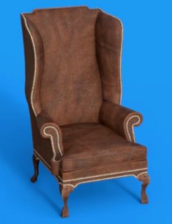 Old Armchair Prop for Daz Studio