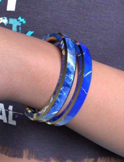 AP Lapis Lazuli Bangles for Genesis 9