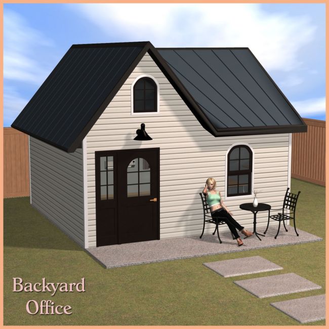 Click here to see preview images for "Backyard Office Set" Backyard Office Set