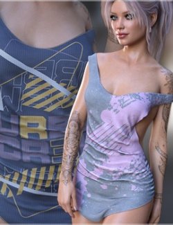 Trends Textures for dForce Mini Tank Dress