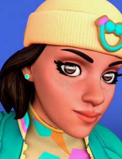 Fortnite Opal for Genesis 8 and 9