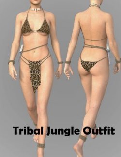 Tribal Jungle Outfit for Genesis 8 Female