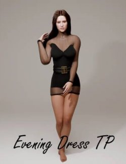 Evening Dress TP for Genesis 9