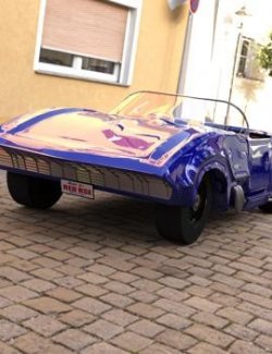 Romero Shark Sports Car for DAZ Studio