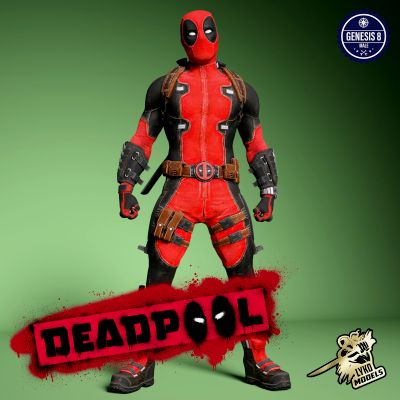 Click here to see preview images for "Lyko3D Deadpool United Suit for G8M" Lyko3D Deadpool United Suit for G8M