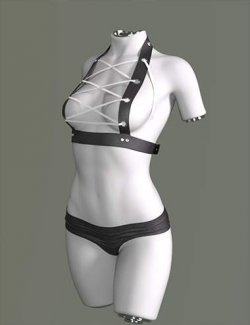 dForce Laced Bodice Set for Genesis 9