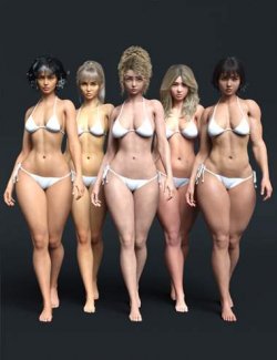PN Pendragon Feminine Morphs for Genesis 9 Merchant Resource