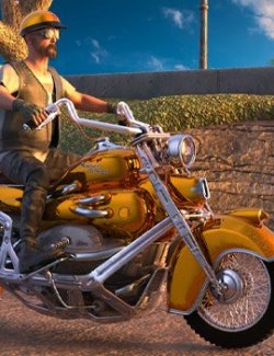 Fusion Motorcycle for Daz