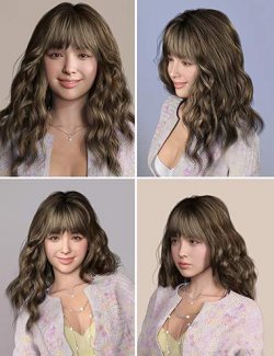 dForce Dynamic Curly Hair for Genesis 9