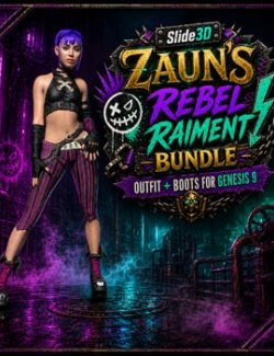 Slide3D Zaun's Rebel Raiment Bundle G9
