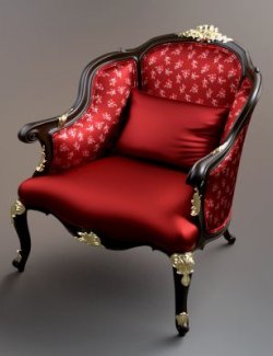 Luxury Chair 3D Model AQ3D