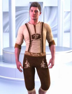 JMR dForce Karl Oktoberfest Outfit for Genesis 9 and 8 Male