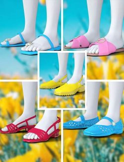 TIN Spring Is Coming- Shoes for Genesis 9 and 8 Female