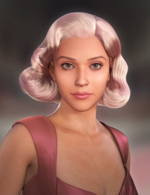 Click here to see preview images for "40s Hollywood Waves Short Hair for Genesis 8 and Genesis 9" 40s Hollywood Waves Short Hair for Genesis 8 and Genesis 9