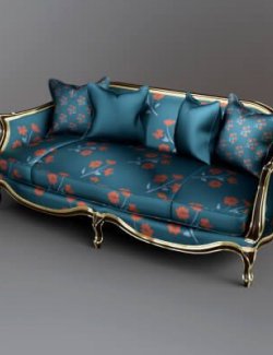 Modern Luxury Sofa 3D Model AQ3D