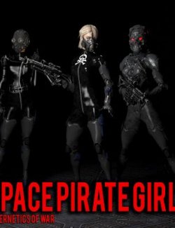 Cyber Skull Girls Space Pirates