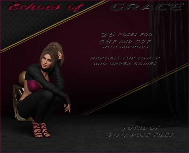 Click here to see preview images for "Echoes Of Grace - Poses for G9F-G8F" Echoes Of Grace - Poses for G9F-G8F