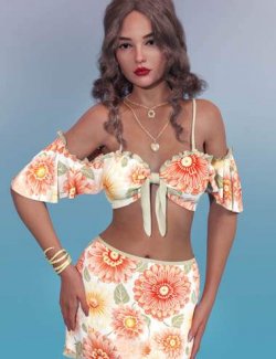 Illusion Textures for dForce Calyra Outfit for Genesis 9 Feminine
