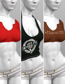 X-Fashion Sunset Coast Halters for Genesis 9 and 8 Female