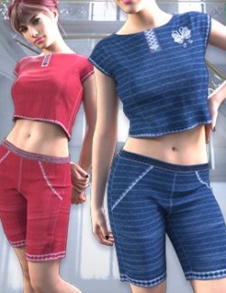 dForce Freedom Pants and Shirt for G8F/8.1