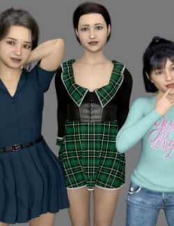 Characters Bundle for Genesis 8 Female by Holykinderjoy