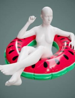 Inflatable Swim Ring With G9 Poses