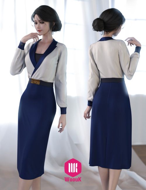 Click here to see preview images for "dForce WUK Lapel Long Sleeved Business Suit for Genesis 8 and 8.1 Female" dForce WUK Lapel Long Sleeved Business Suit for Genesis 8 and 8.1 Female