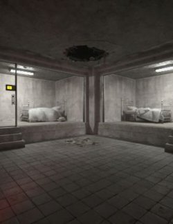 RE9 Cell Room for DAZ Studio