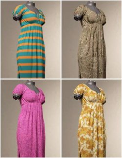 Textures Addon for 2-in-1 Ruffled Maxi Dress