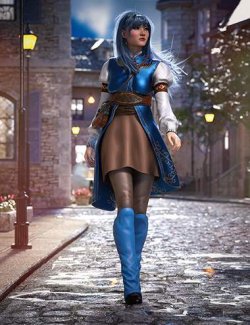 dForce Wind Valley Outfit for Genesis 9