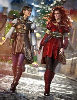 dForce Wind Valley Outfit Texture Add-On