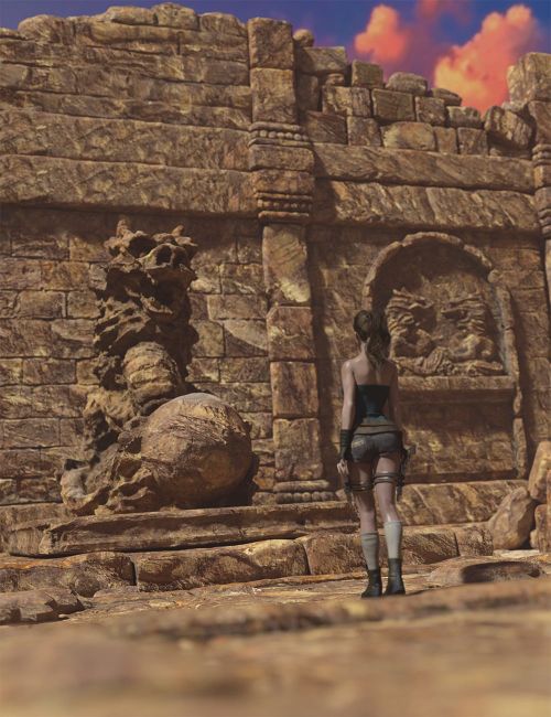 Click here to see preview images for "Eastern Dragon Temple - Desert Ruin" Eastern Dragon Temple - Desert Ruin