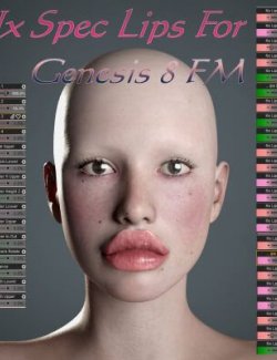 HX Special Lips- Merchant Resource for Genesis 8 Female