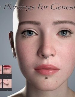 Hx Piercings for Genesis 9